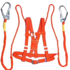 Safety Belt that NIPSTec workers used during the installation and maintenance of a rainwater harvesting system, emphasizing employee safety measures.