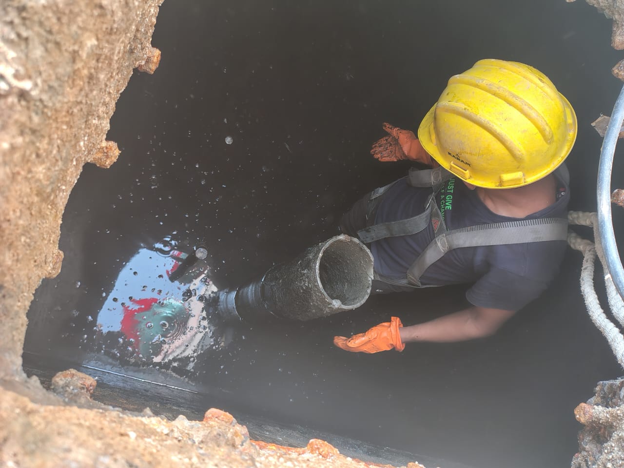 rainwater harvesting system maintenance recharge pit cleaning